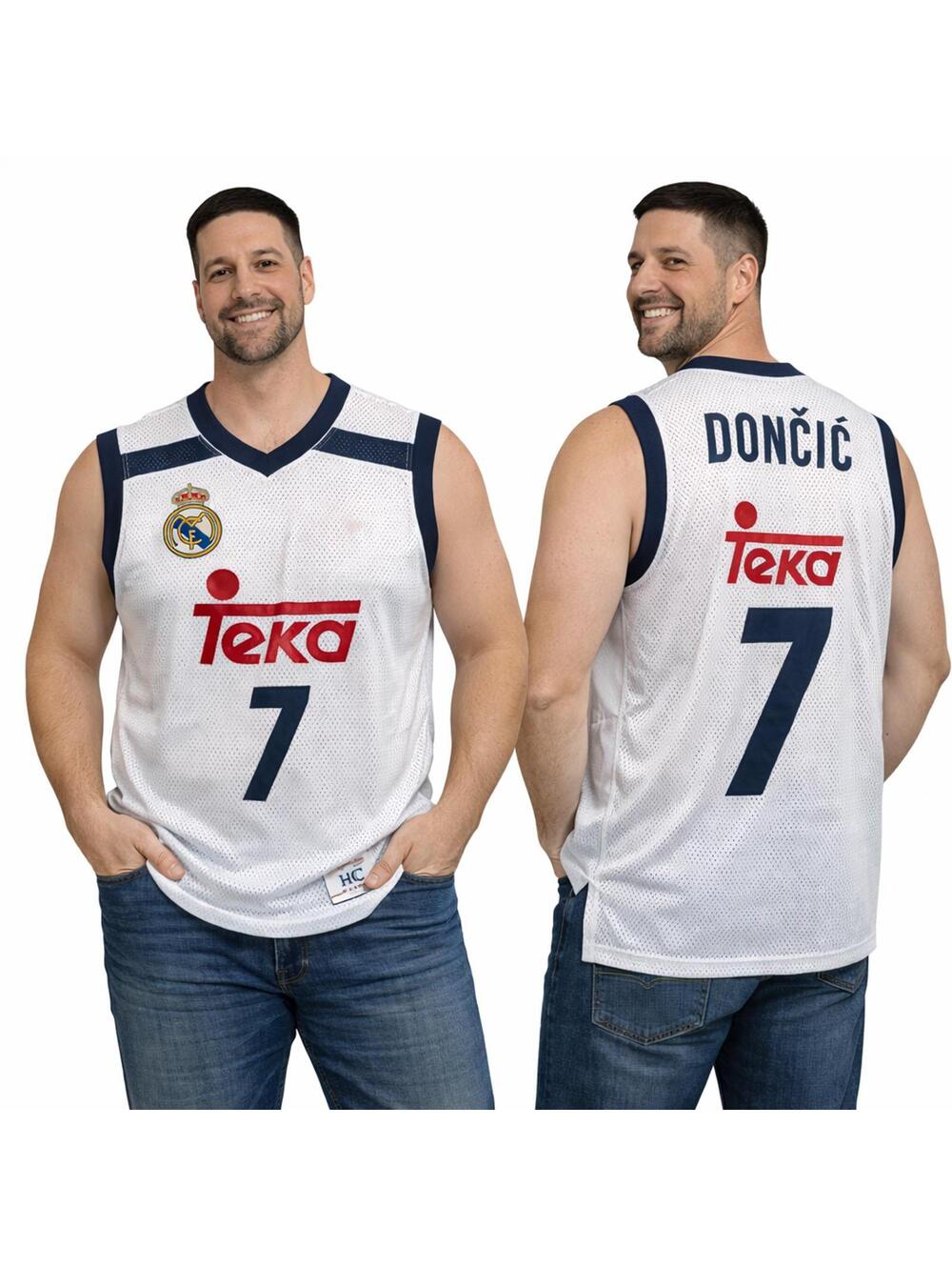 Luka Doncic Madrid Teka Basketball Jersey Size M New $110